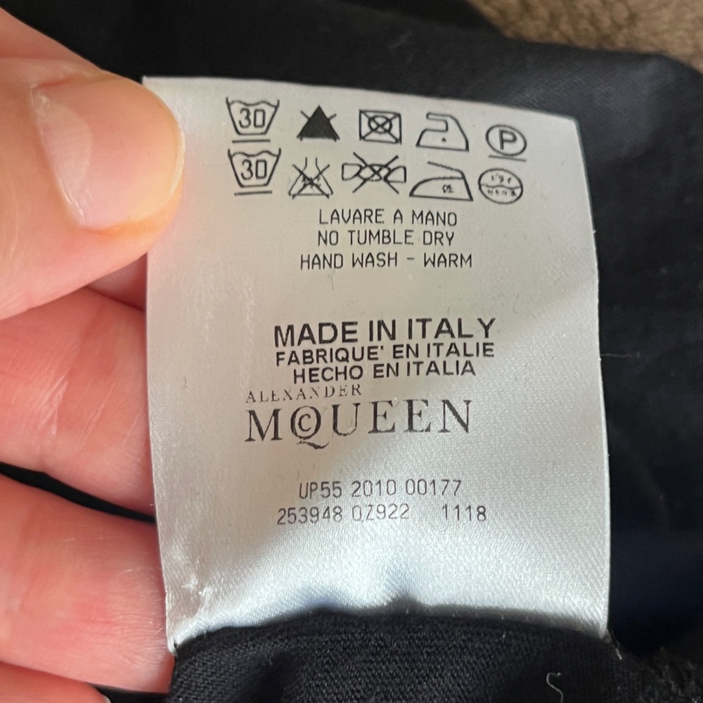 Alexander McQueen graphic crew neck T-Shirt size S or 4 - Picture 9 of 11